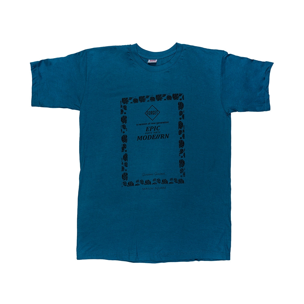 Powermerc Cotton Chest Printed T-shirts for Men-Airforce